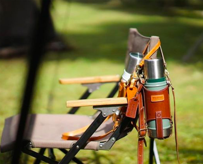 みなさんの身近に「山陽レザー」⑩ ～父から娘に贈るボトルカバー