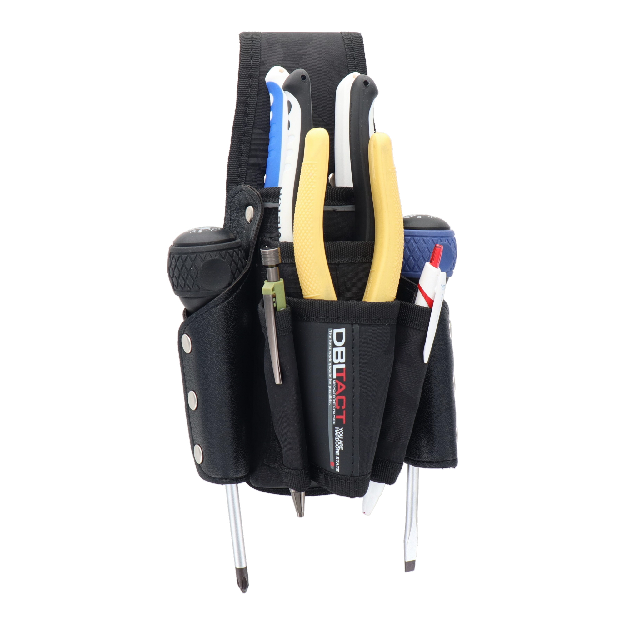 DT-TS16-BC 作業ベルト・収納袋 工具ケース ツールサック7P ブラック