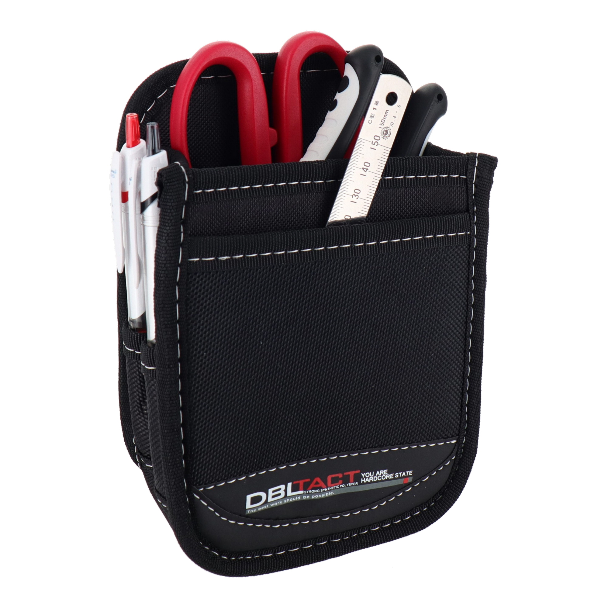 DT-25-BK 作業ベルト・収納袋 腰袋 腰袋 2段（145mm/120mm）｜株式会社