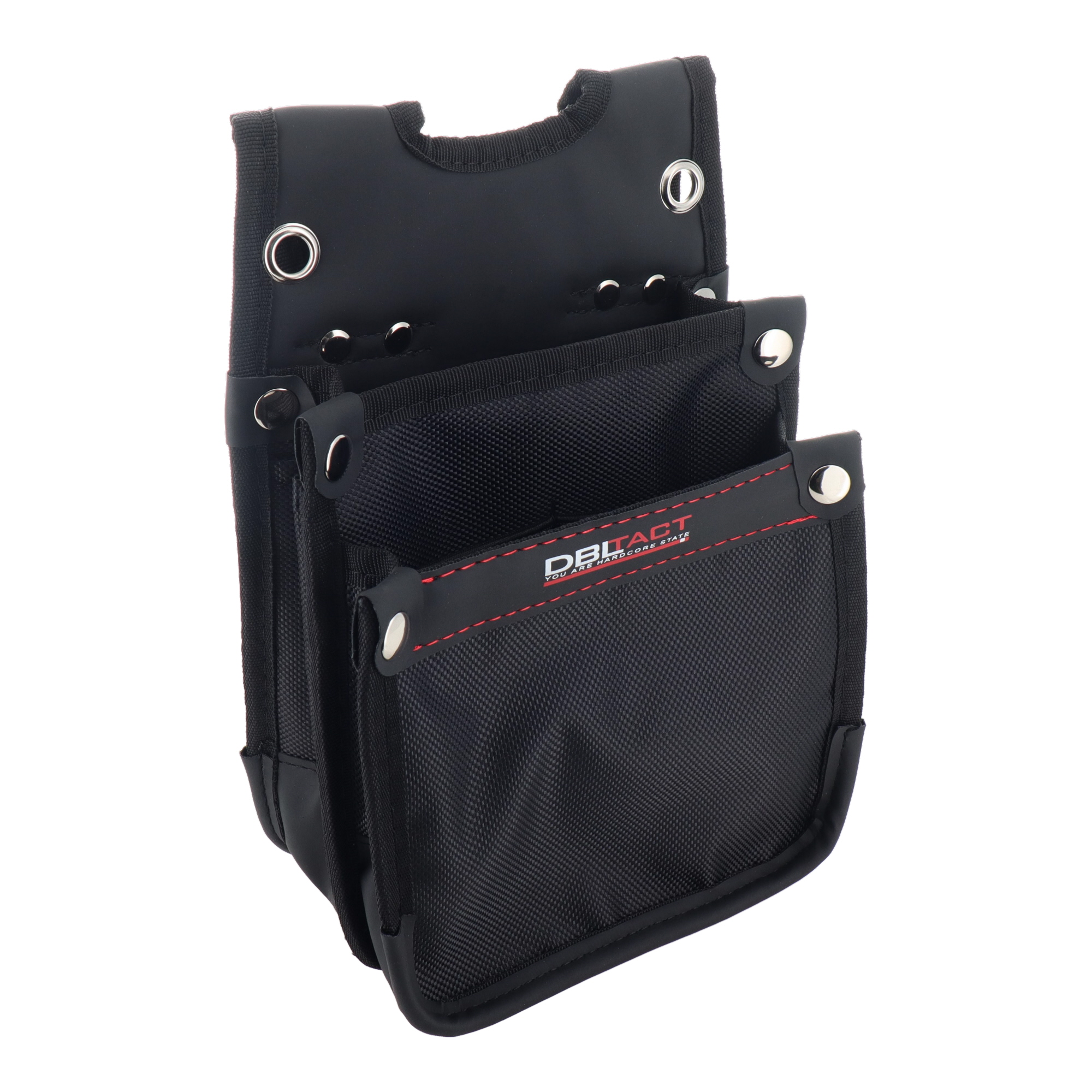 DTS-02S-BK 作業ベルト・収納袋 腰袋 デュラソフトケース 電工小2段