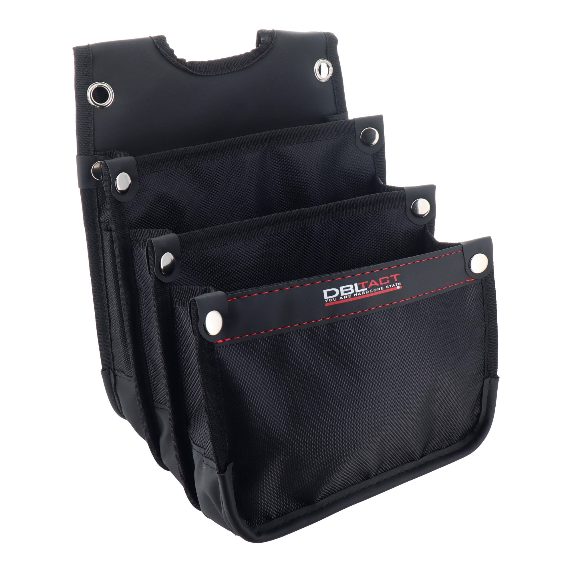 DTS-03-BK 作業ベルト・収納袋 腰袋 デュラソフトケース 電工3段