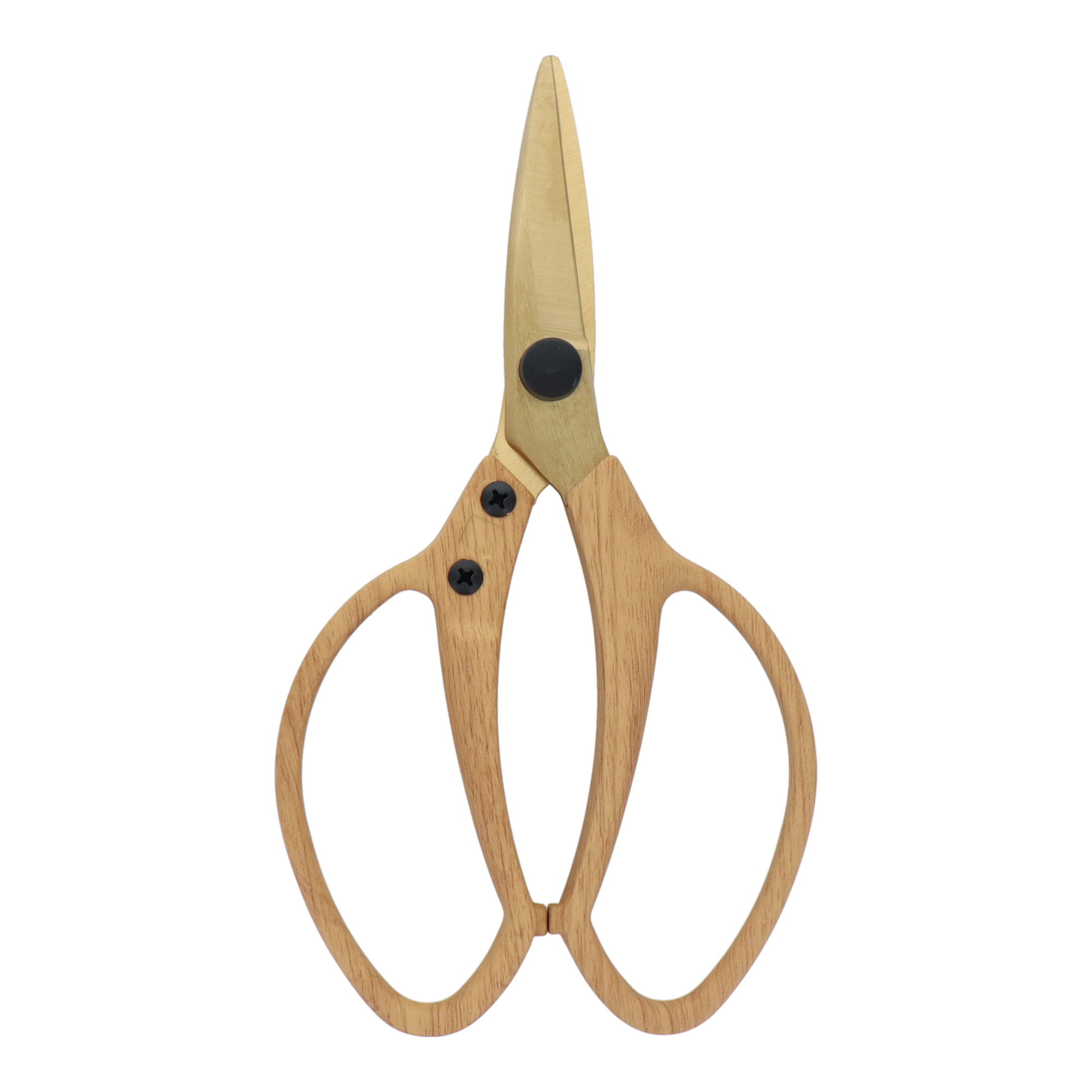 A821 鋏（ハサミ） 植木鋏 Wood Style チタンコーティング 植木鋏