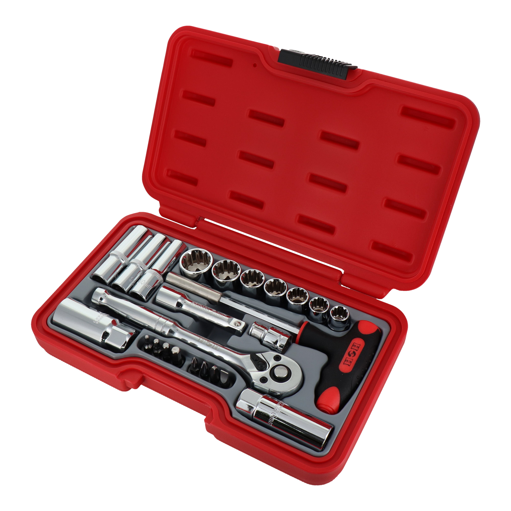 H-3023 ソケットレンチ ソケット＆ビットセット 23pcs.ソケットレンチ