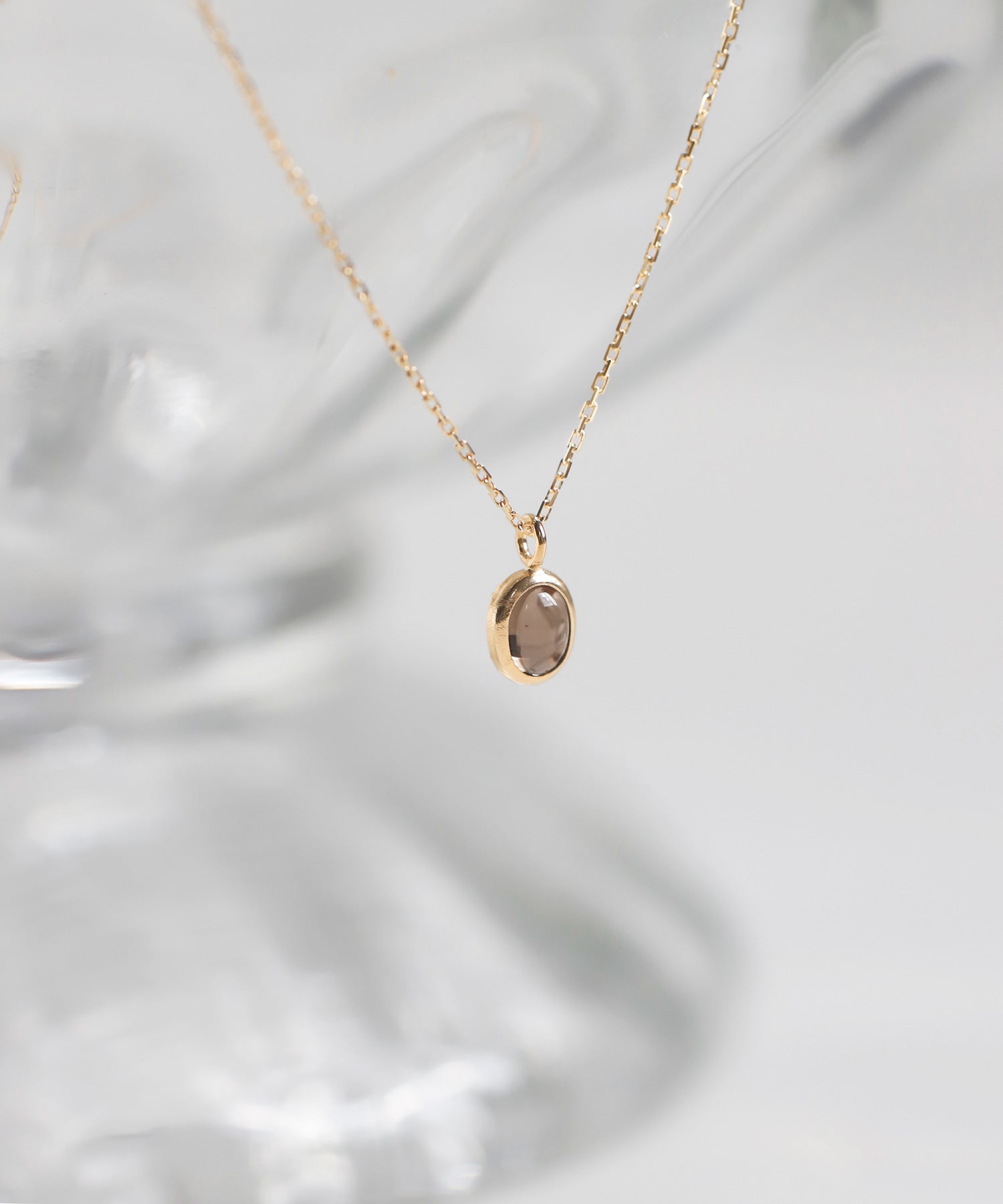 ANEMONE】【ギフトボックス付】天然石ネックレス[K10]｜アネモネ