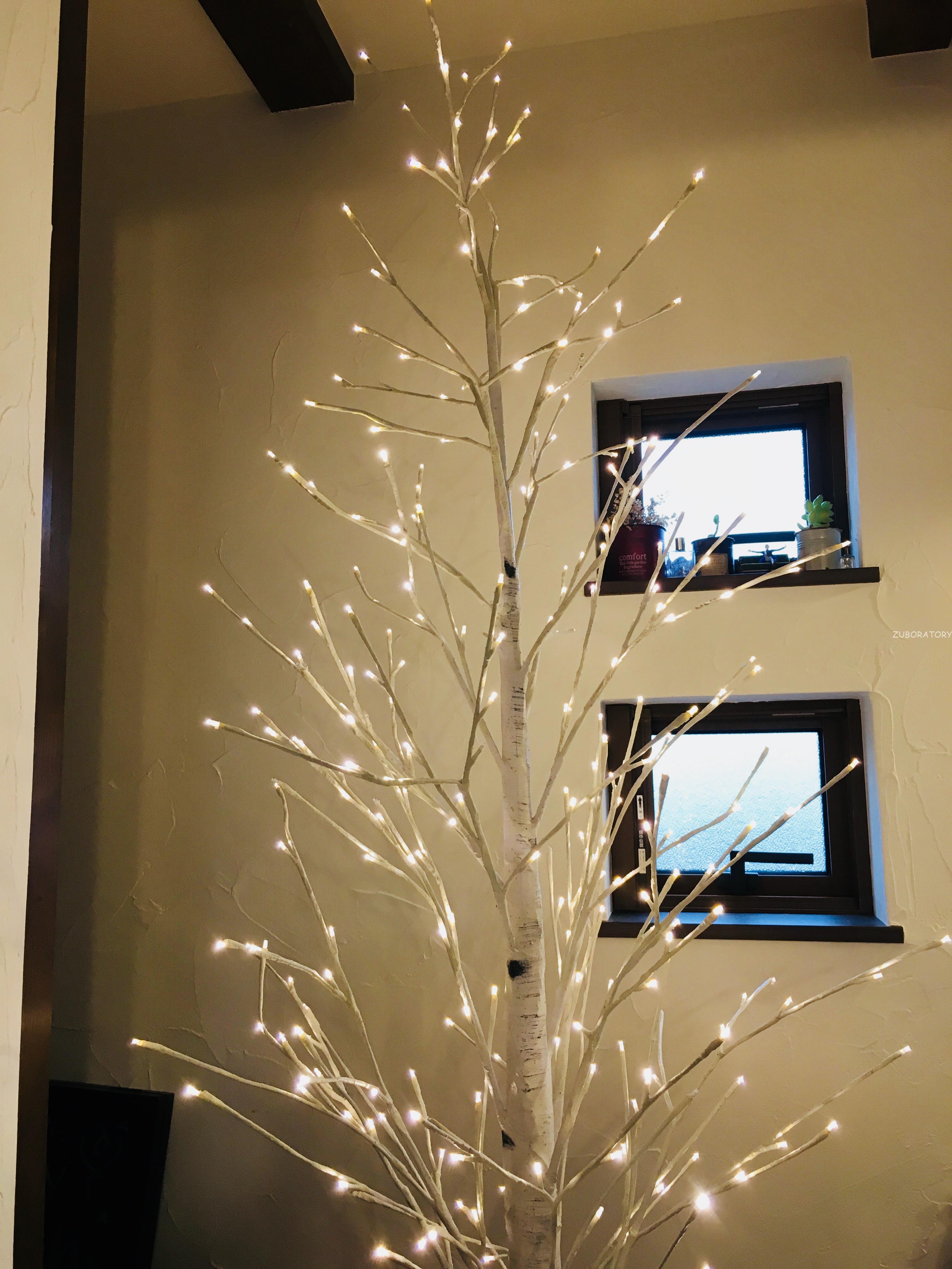 コストコ人気商品】クリスマスツリー〜シラカバの木レビュー組み立て