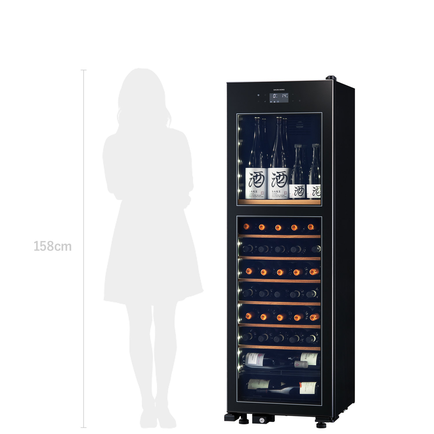 LX63DM2Z-B | 氷温® M2 | 製品一覧 | ワインセラーのさくら製作所