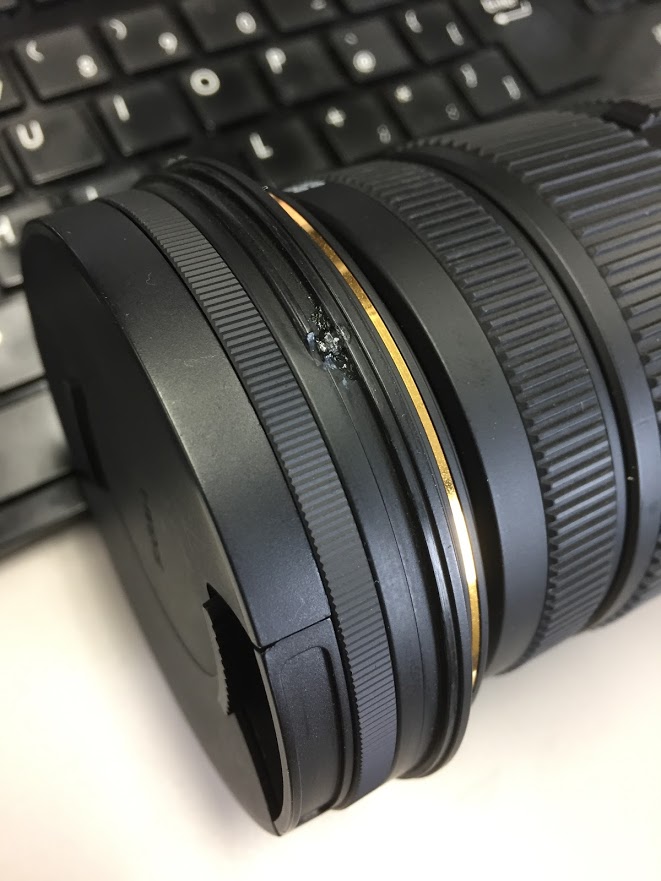 SIGMA 17-50mm F2.8 EX DC OSのレンズフードが緩いから対処 - Sakai
