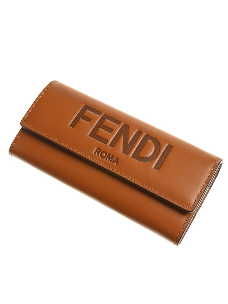 FENDI フェンディ ロゴ フラップ コンチネンタル 財布 ブランド