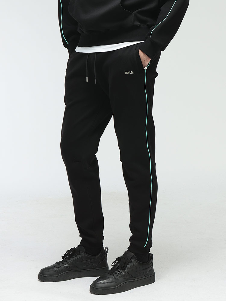 BALR. (ボーラー) サイドライン ウエストコード トラックパンツ メンズ