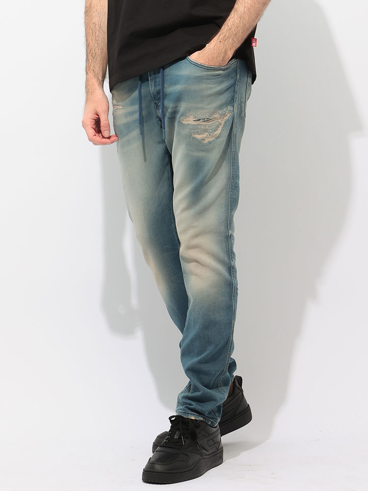 DIESEL (ディーゼル) ウエストコード スリム JOGGジーンズ 2062 D