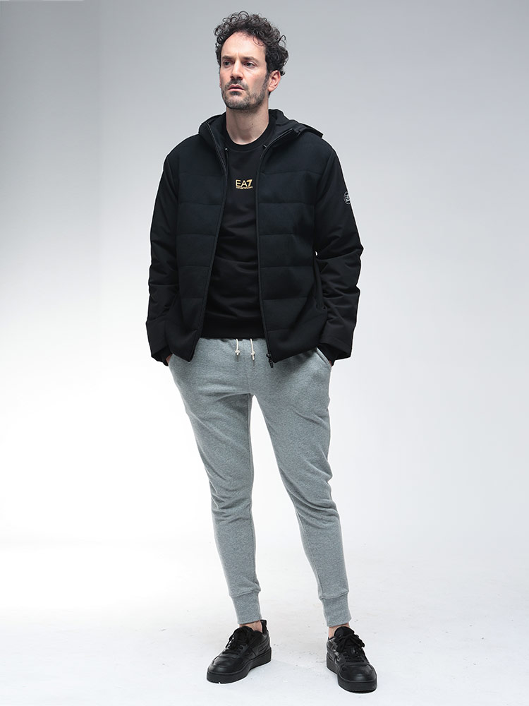 EMPORIO ARMANI (エンポリオアルマーニ) EA7 フード フルジップ 中綿