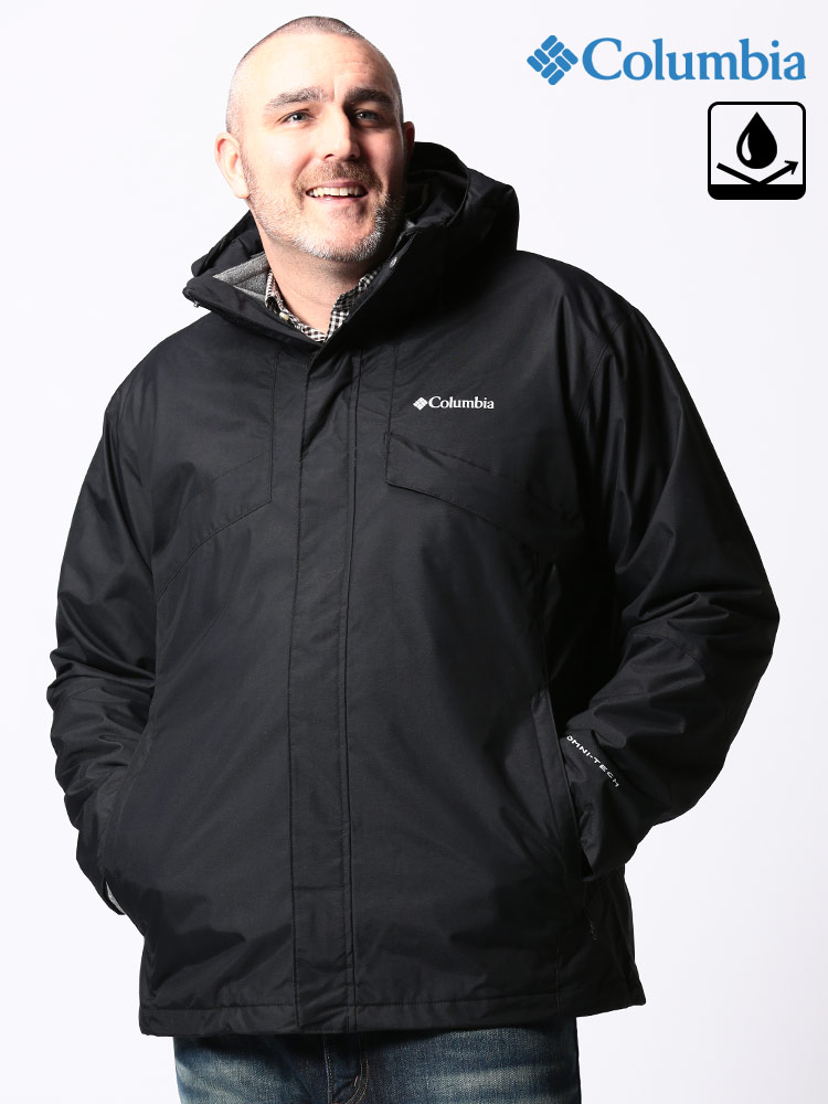 大きいサイズ メンズ Columbia (コロンビア) 3WAY 防水 裏フリース