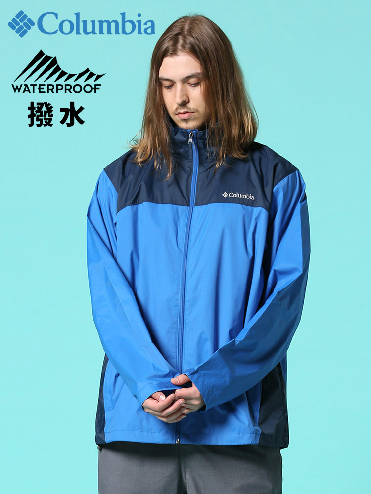Columbia (コロンビア) フード収納 フルジップ レイン ジャケット