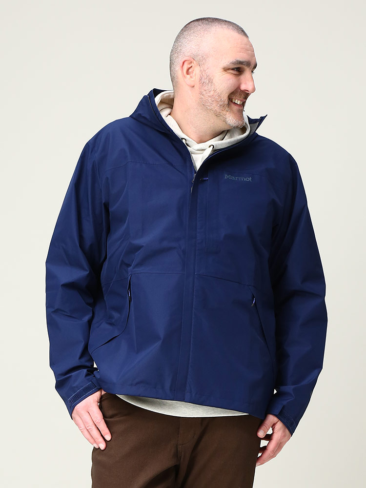 大きいサイズ メンズ Marmot (マーモット) 胸ロゴ フルジップ