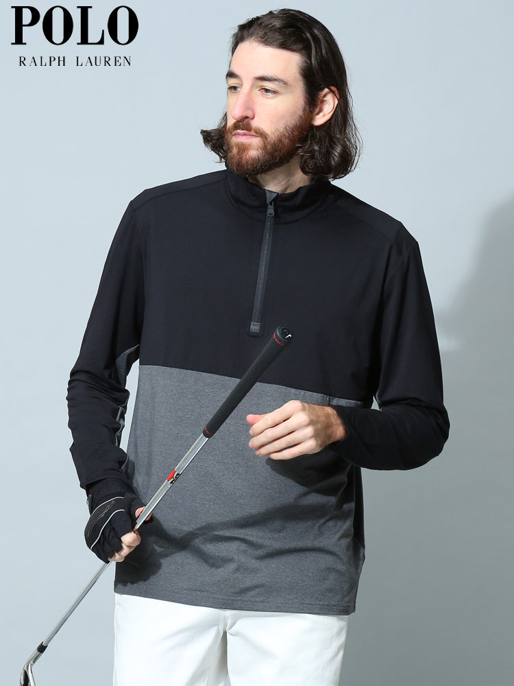 POLO RALPH LAUREN (ポロラルフローレン) バイカラー ハーフジップ
