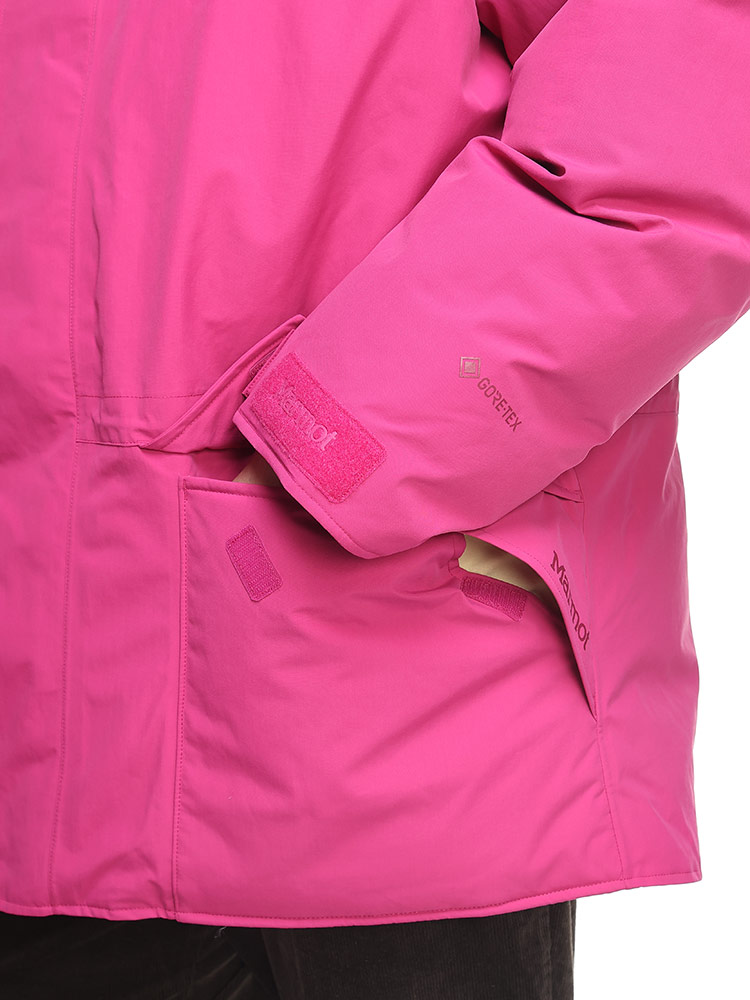 フード着脱 フルジップ ダウンジャケット GORE-TEX (Marmot