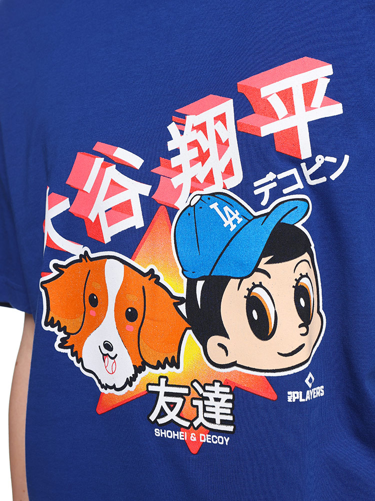 NEW ERA (ニューエラ) NEW ERA×MLB 大谷翔平×デコピン プリント 半袖 T