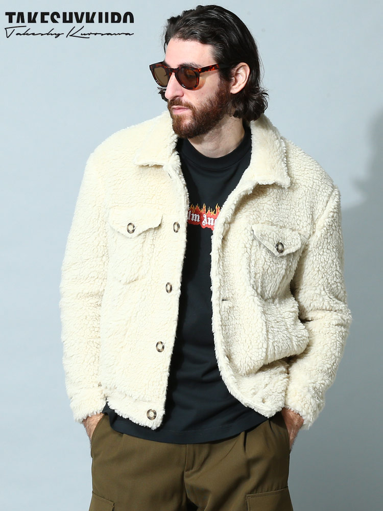 TAKESHY KUROSAWA (タケシクロサワ) ポケット フルボタン ボア