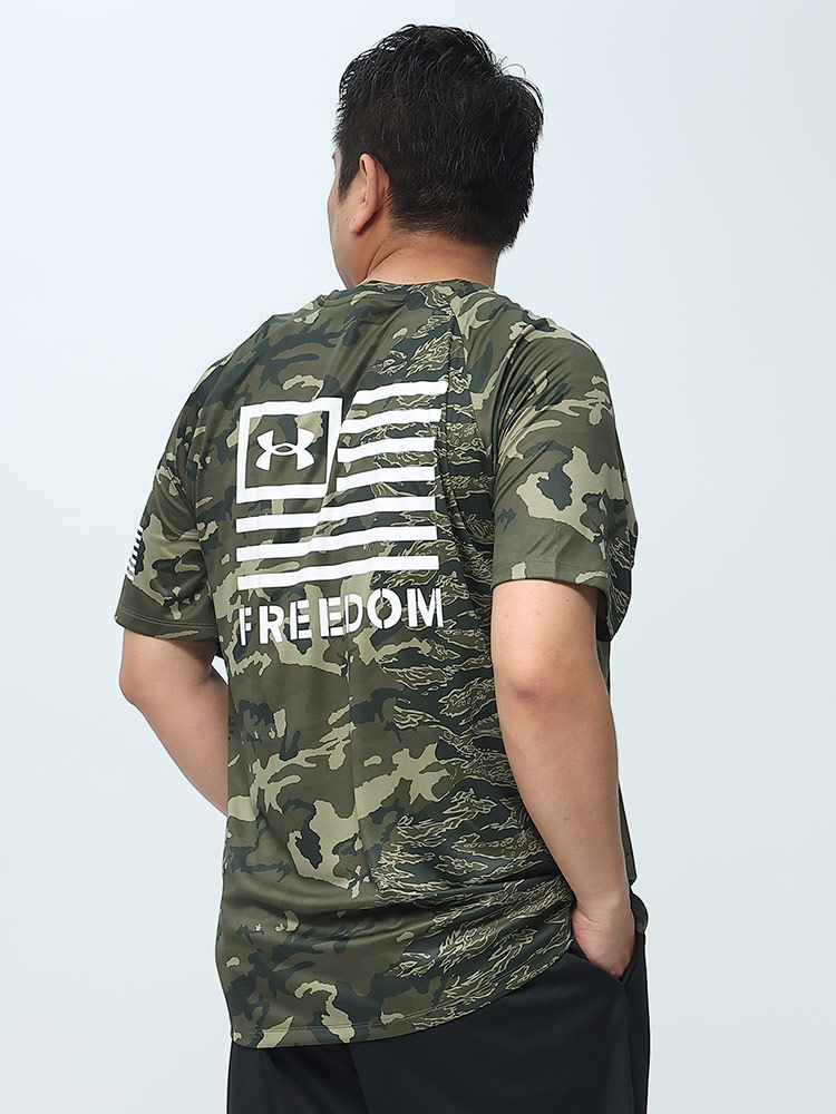 LOOSE 迷彩 クルーネック 半袖 Tシャツ FREEDOM TECH SS CAMO TEE