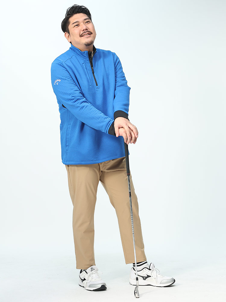 ゴルフ ハーフジップ プルオーバー (Callaway) キャロウェイ 大きい