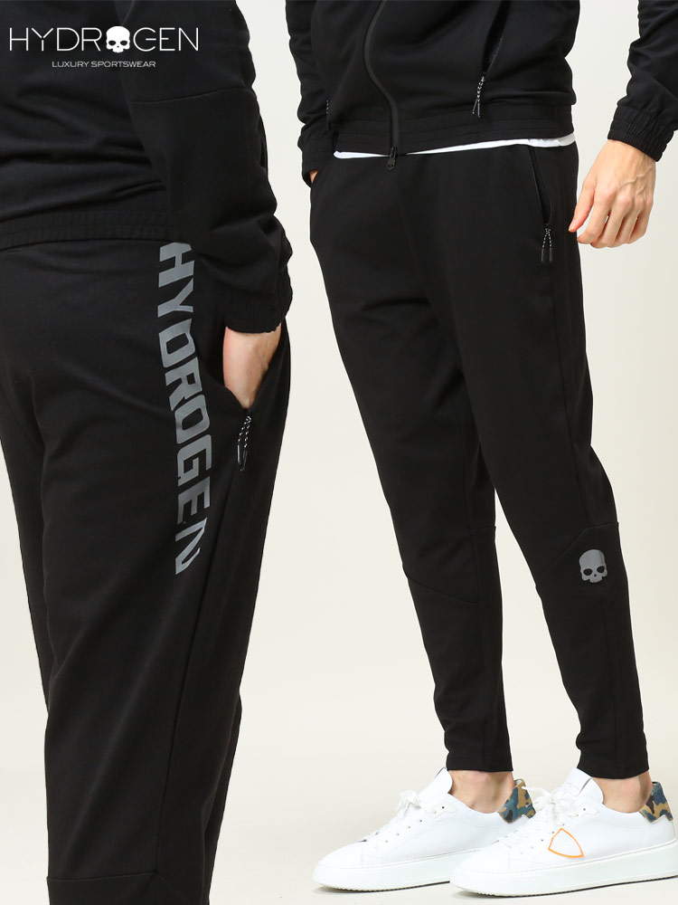 HYDROGEN (ハイドロゲン) ブランド メンズ サイドロゴ スカル パンツ