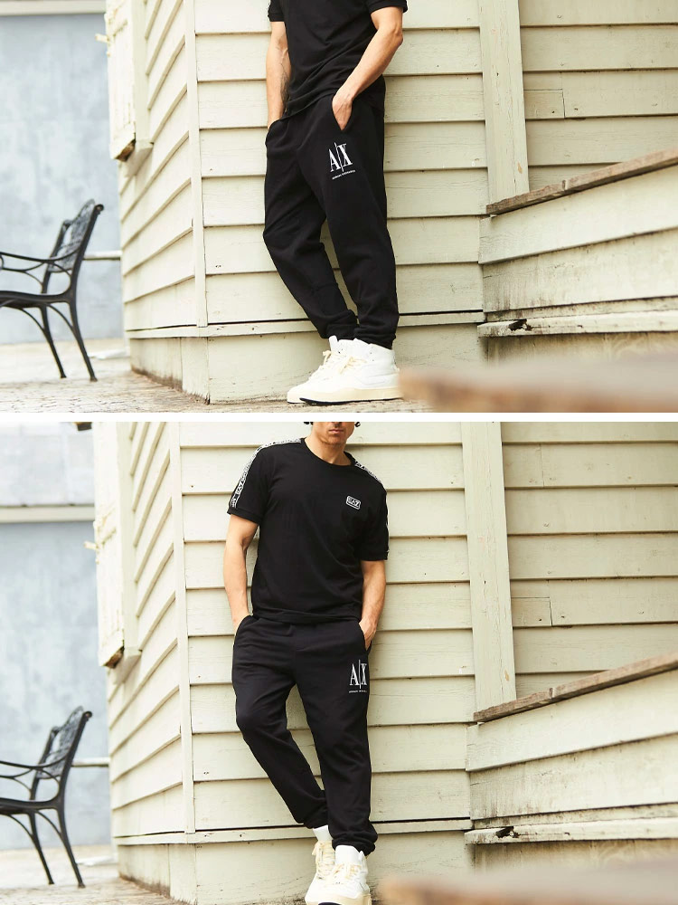 ARMANI EXCHANGE (アルマーニエクスチェンジ) 裏毛 ロゴ刺繍