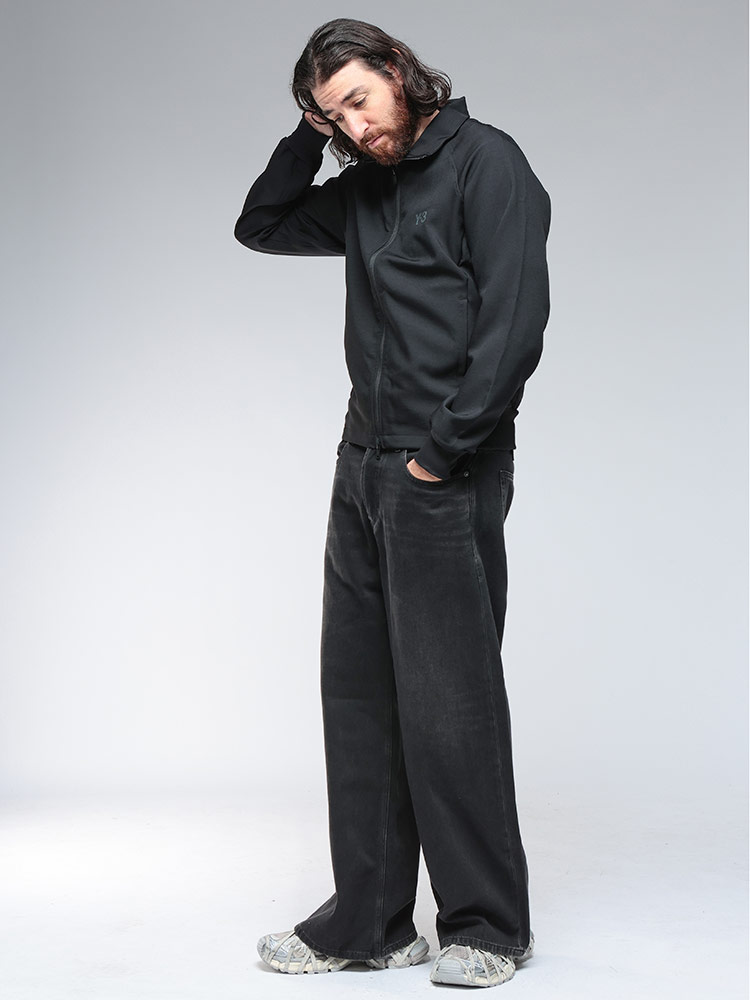 Y-3 (ワイスリー) 胸ロゴ フルジップ トラックジャケット SPORT