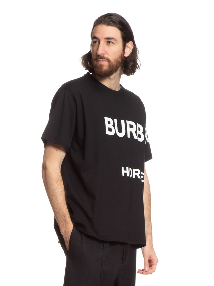 BURBERRY (バーバリー) ホースフェリープリント クルーネック 半袖