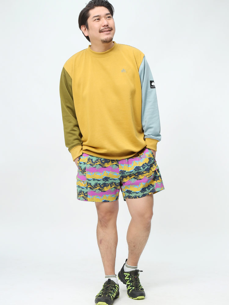 水陸両用 ジッパー付きポケット ウエストベルト ショートパンツ M