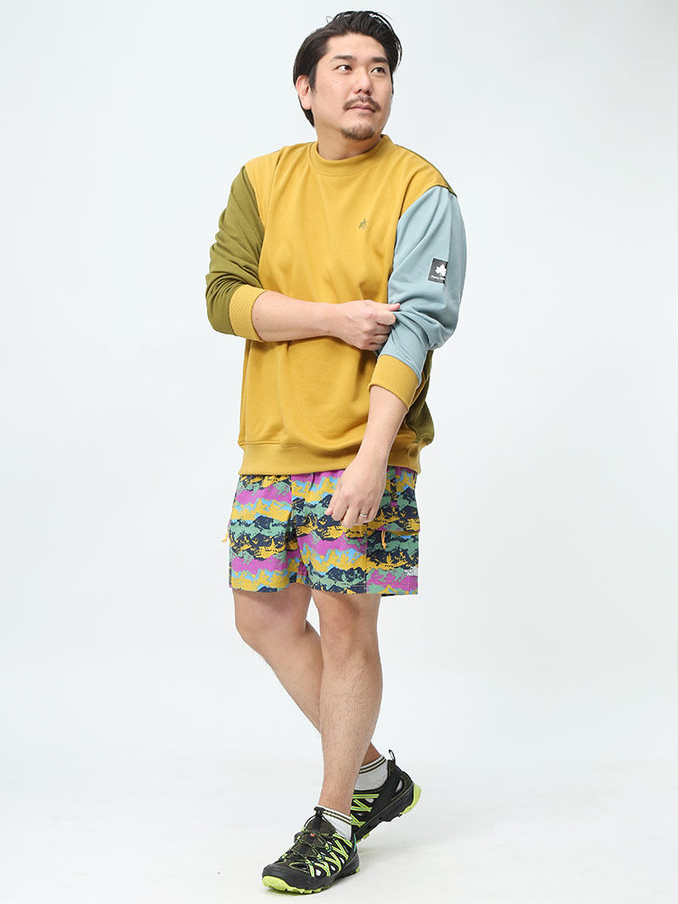 水陸両用 ジッパー付きポケット ウエストベルト ショートパンツ M