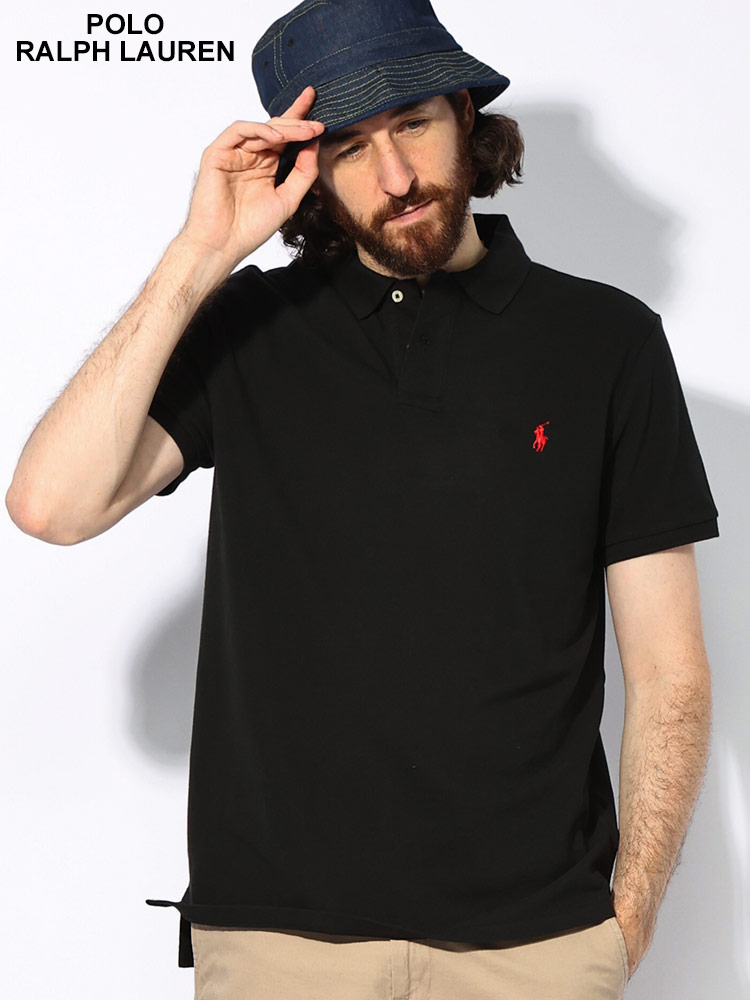 POLO RALPH LAUREN (ポロラルフローレン) コットン100％ 鹿の子 ロゴ
