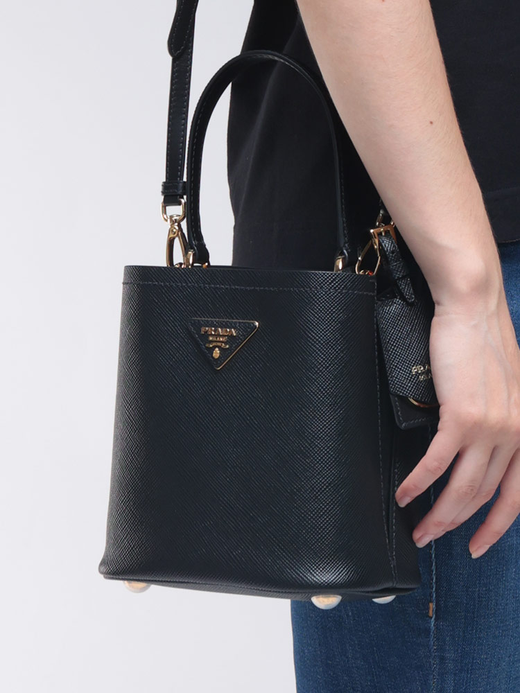 PRADA (プラダ) パニエ サフィアーノレザー ミニバッグ PRL1BA2172ERX