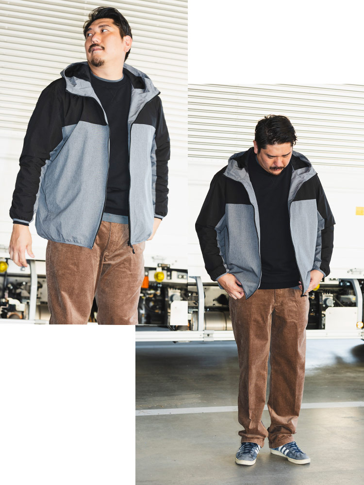 全天候対応 EVOL-TEX エボルテックス 大きいサイズ メンズ アウター