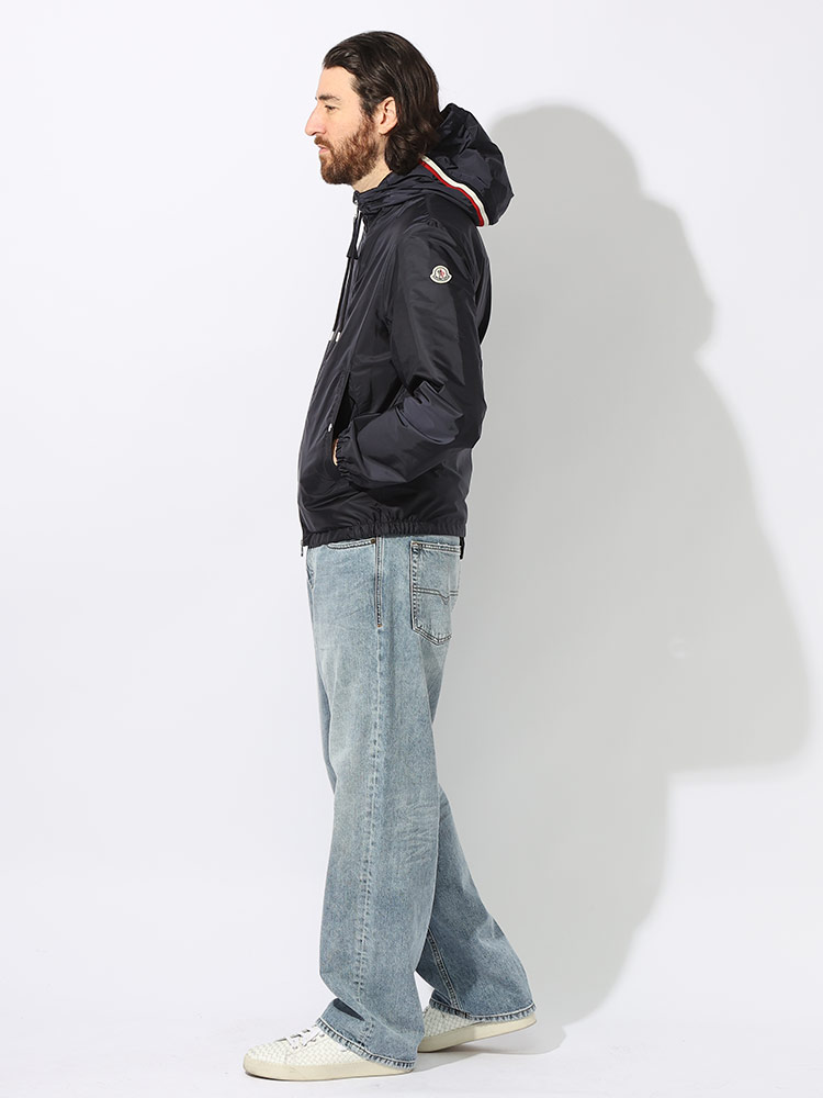 MONCLER (モンクレール) 撥水 フードトリコロールライン ナイロン