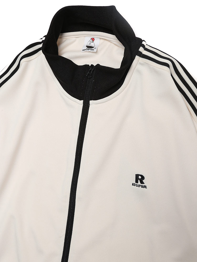 Red Cap Girl (レッドキャプガール) バックプリント ライン フルジップ
