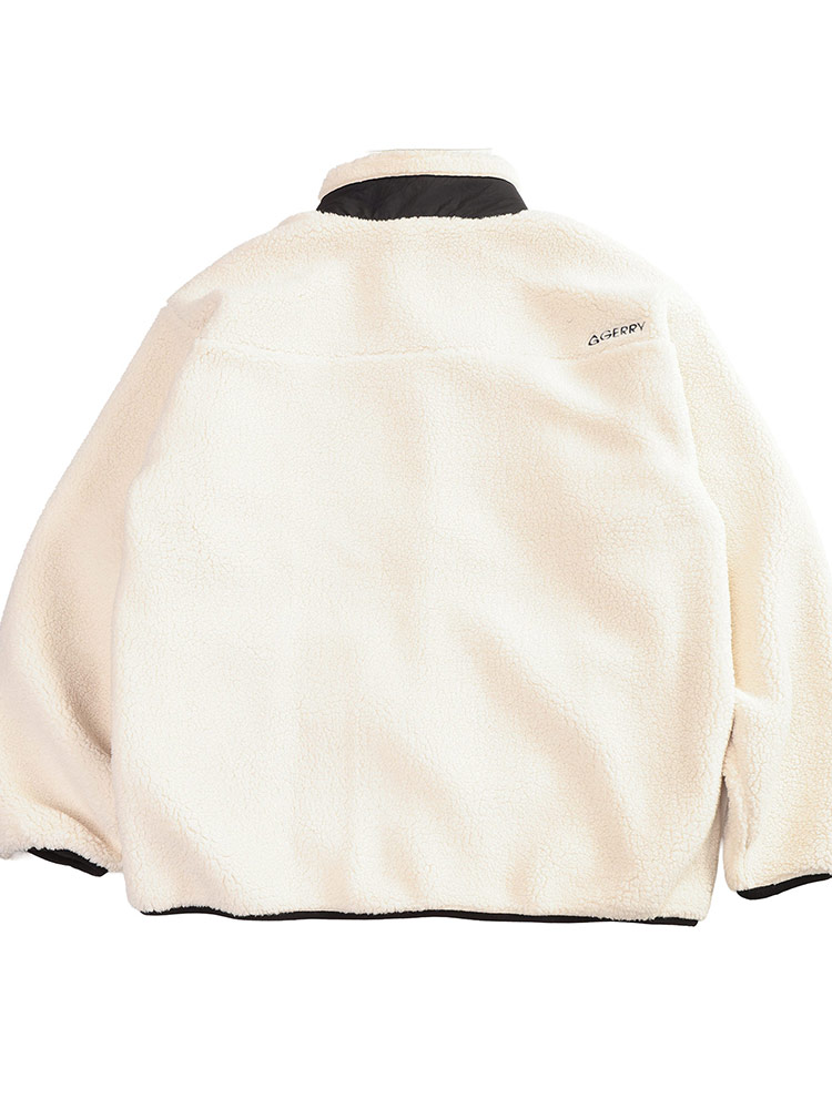 GERRY (ジェリー) シープボア ナイロン切り替え スタンドカラー