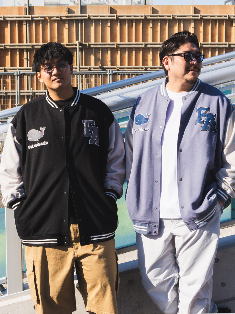 スタジャン TCダンボール 切替 ワッペン刺繍 アウター ジャケット