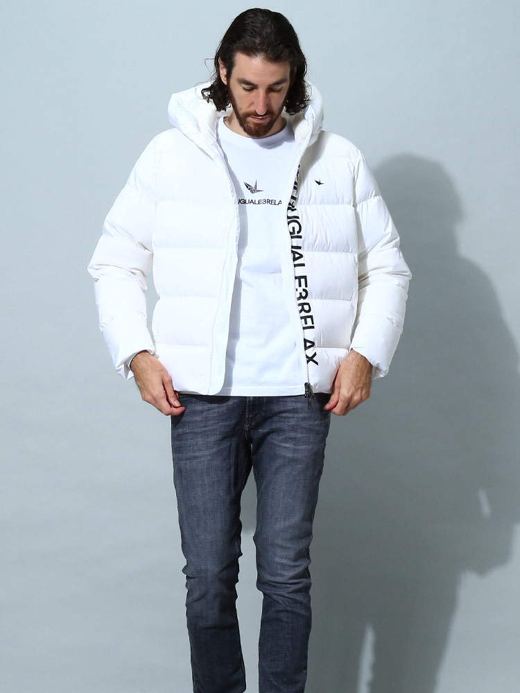 ウノ ピュ ウノ ウグァーレ トレ リラックス メンズ ダウン