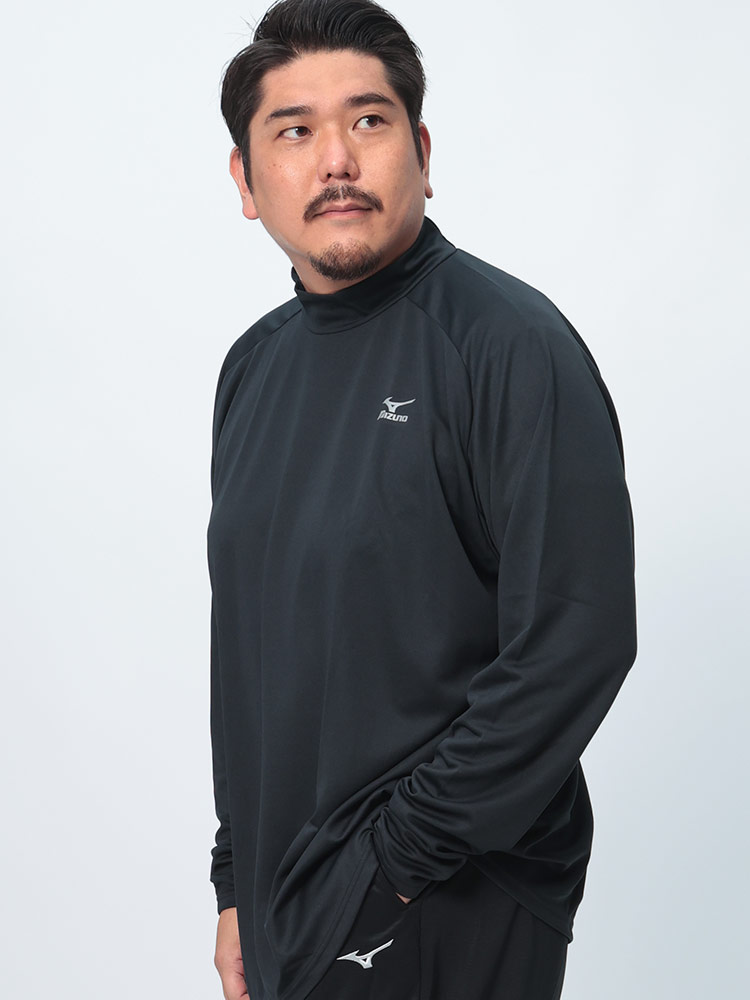 長袖 Tシャツ 吸汗速乾 ハイネック トップス ロンT ドライ スポーツ