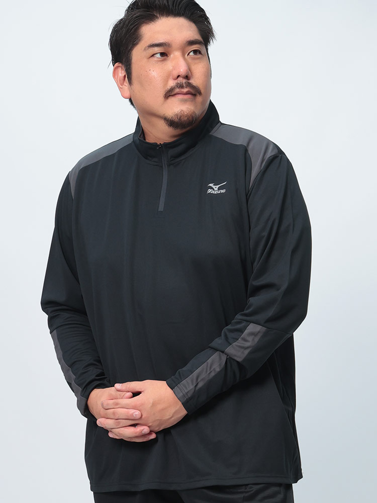 長袖 シャツ Pure Hyper ハーフジップ トップス スタンド スポーツ