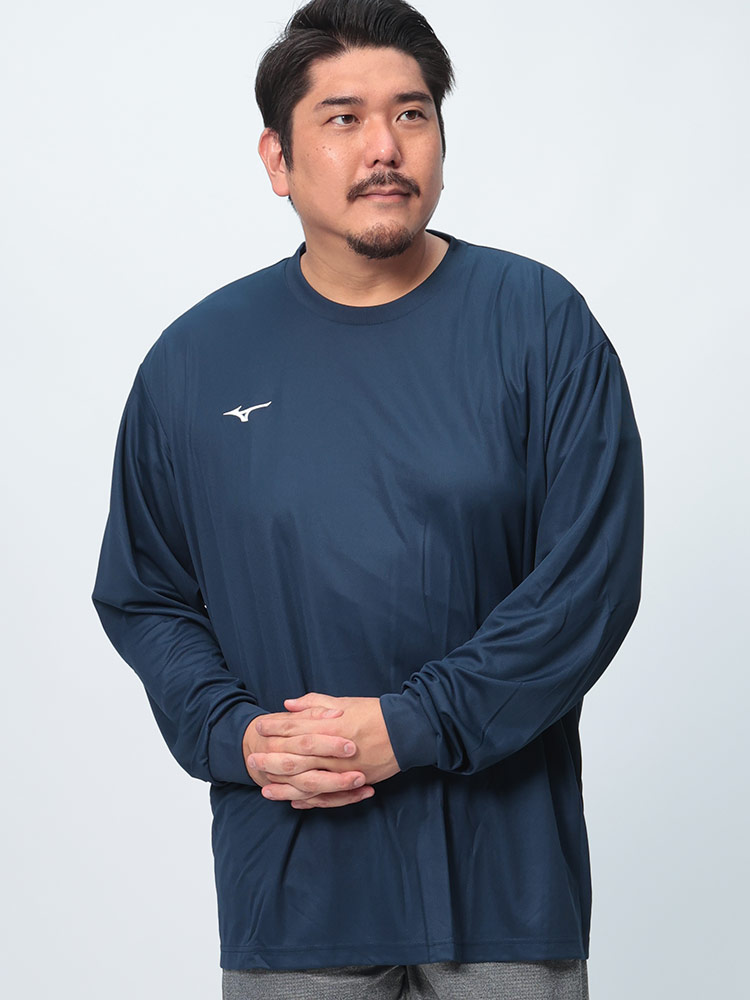 長袖 Tシャツ NAVIDRY クルーネック トップス ロンT ドライ スポーツ