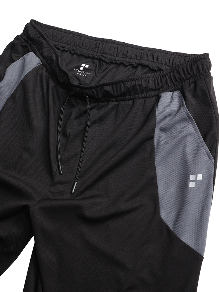 半袖Tシャツ ショートパンツ 上下セット ハニカムメッシュ 切替 2点