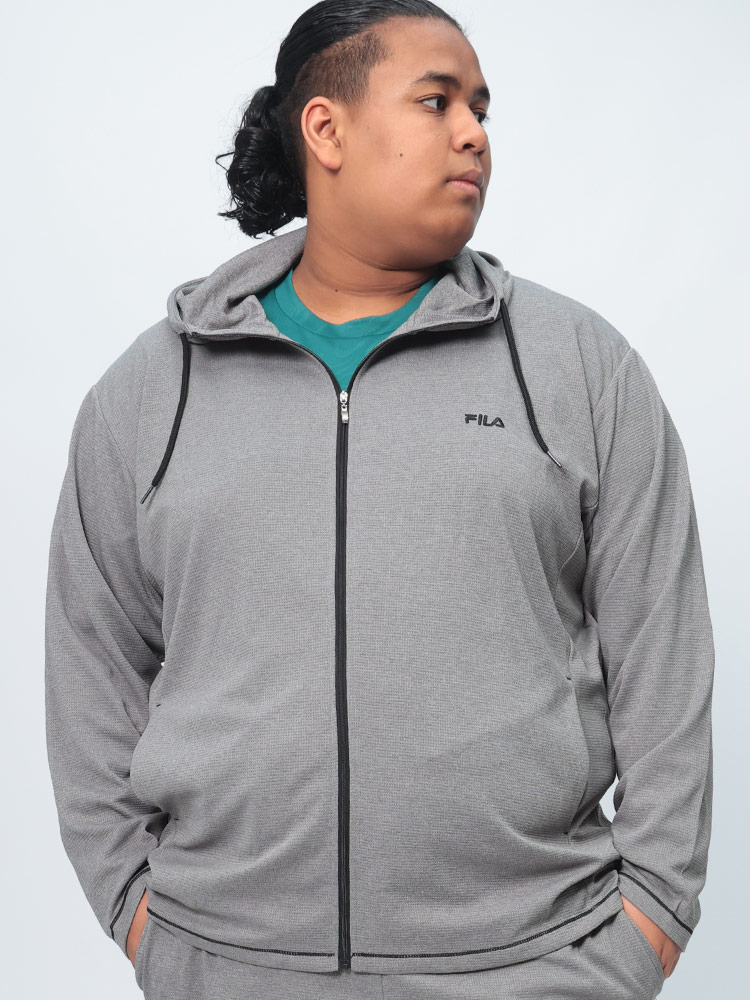 フルジップ パーカー 吸水速乾 UV対策 ワッフル トップス ドライ