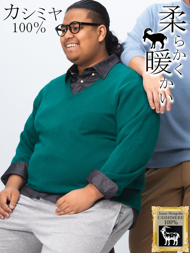 カシミヤ100％ セーター 無地 Vネック トップス ニット 長袖 秋冬