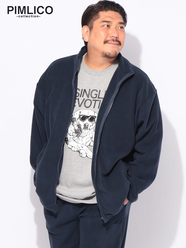 フリース ジャケット フルジップ スタンドカラー アウター ブルゾン