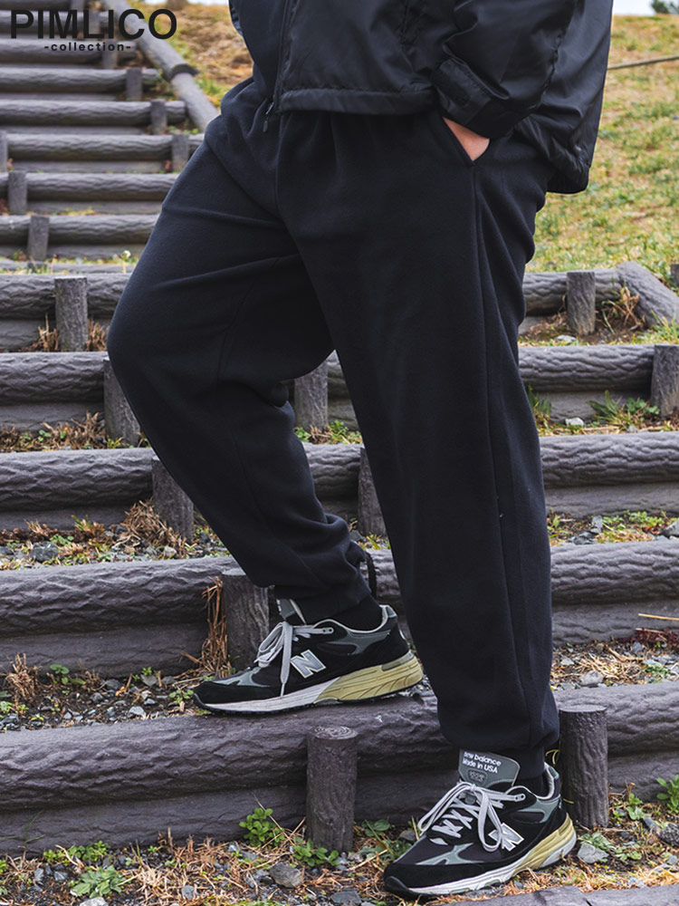 ロングパンツ ウエストゴム フリース ボトムス ジャージ フリース