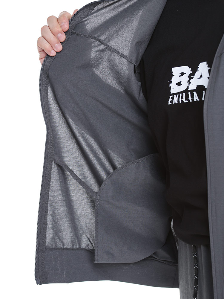 大きいサイズ メンズ BALL (ボール) ストレッチ スラブ フルジップ