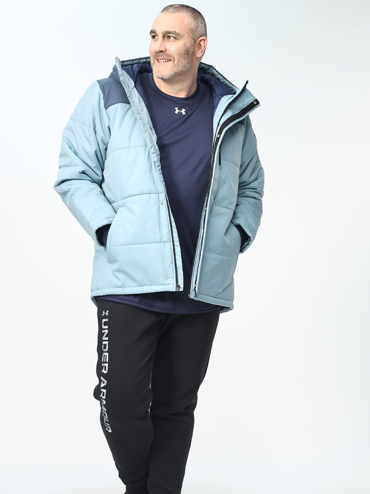 LOOSE STORM 切り替え フルジップ 中綿 ジャケット INSULATED JACKET