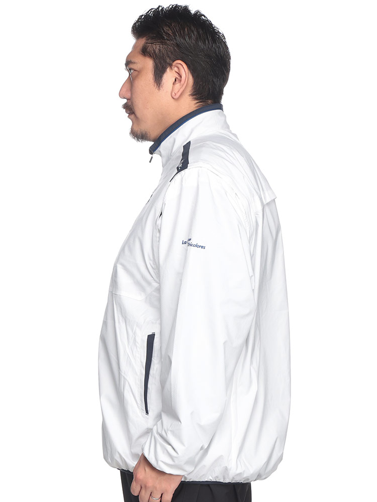 フルジップ ジャケット ストレッチ HEATNAVI 袖着脱 アウター ゴルフ