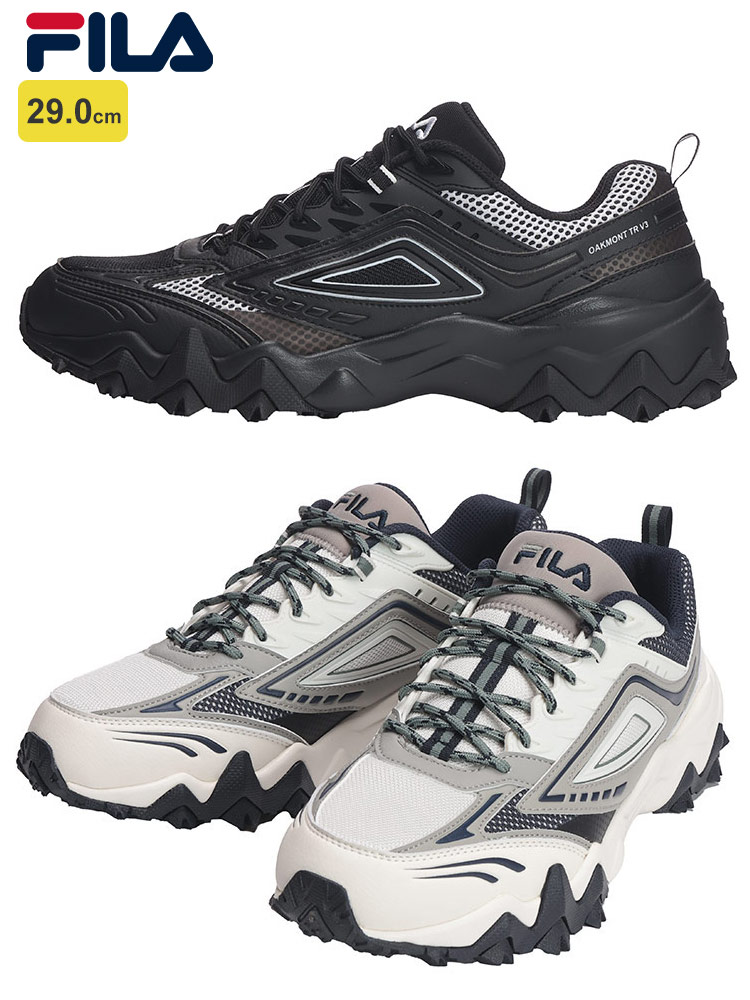 FILA (フィラ) メッシュアッパー ローカットスニーカー OAKMONT TR V3